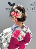 浴衣着付とヘアアレンジ