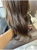 ブリーチなし オリーブベージュ