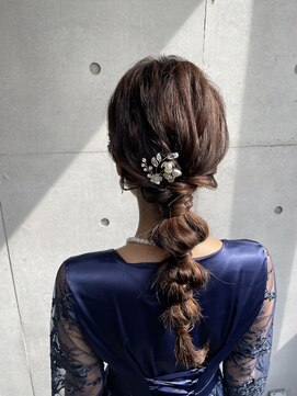 シュリット 溝の口(schritt) パーティヘアセット～編みおろし～ takuya