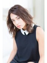 ステージ(STAGE) 大人かわいい/レイヤーロング/グレーベージュ/前髪パーマ/幡ヶ谷