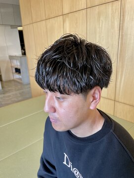 ニアウ 伊勢崎連取店(Niau) メンズマッシュナチュラルパーマ