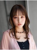 【GEEKS渋谷】小顔レイヤー/20代30代/ヌーディーカラー/春カラー