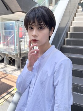 ヌード(NUDE) NUDEぱっつん前髪ベリーショートメンズライクコンパクトショート