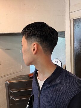 ビーバイエイトジェンツ(Bee by EIGHT GENTS) MEN'S HAIRウルフアッシュブラックカルマパーマベリーショート