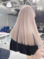 ベレーザ 渋谷(BELEZA)&nbsp;6555ブロンドベージュハイライトバレイヤージュハイトーンカラー