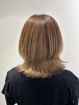 リュネッツ あざみ野店(lunettes) 【髪質改善】ツヤツヤさらさらボブウルフ