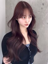 アイシー 表参道(ICY)&nbsp;韓国トレンドヘア＊薄め前髪がお洒落なうるツヤレイヤーロング