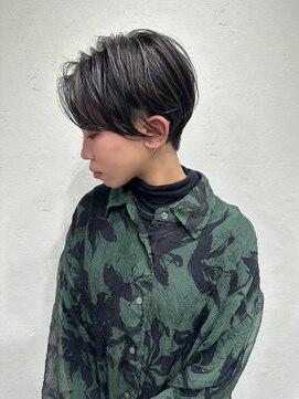 ウニレ バイ センス(unire by sense) 【飾磨/姫路】ショートに合うハイライトカラー(グレージュ)