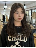 レイヤー×オリーブベージュ