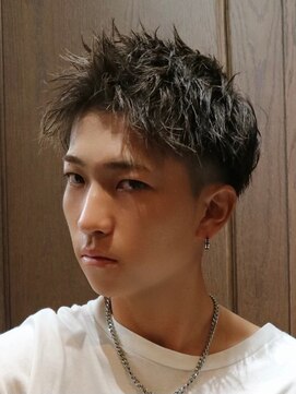 ノーエン(noen) スパイキーショートビジネスショートツーブロックフェード短髪