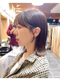 韓国風大人レイヤーカット/ミディアムレイヤー/顔まわり/船橋駅