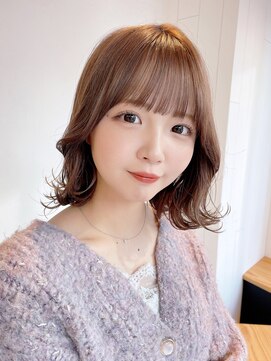 アルバム 池袋(ALBUM) くすみベージュ秋色オリーブカラー透明感カラー_29751