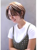 【marfe】ショートボブ＿＿大人ボブ＿センターパート
