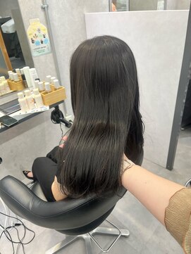 ヘアサロン ドットプラス 町田店(dot. plus) くびれヘア/アプリコットオレンジ/夏のヘアアレンジ/町田
