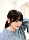 【sayakaスタイル】20代30代40代◎小顔韓国くびれヘア