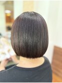 20代30代ナチュラルくびれボブ毛先パーマ艶感結べるボブ