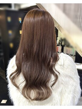 ヒップスデコ(Hip's deco) ダブルカラーでかわいい【チョコレートベージュ】