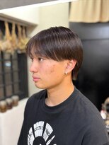 ノエル 池袋店(noel)&nbsp;シースルーマッシュ/刈り上げ/グレージュ/ニュアンスパーマ