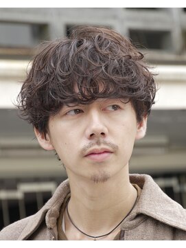フィフス 原宿(fifth) 原宿シャドウパーマメンズパーマラウンドマッシュダウンパーマ