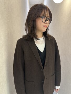 エムサロン 元総社(emusalon) 《Yachida》大人ミディアム×ブラウンベージュ