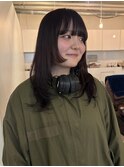 レイヤーカット/透明感カラー