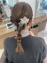 アッシュ 下北沢店(Ash) セミロング編み下ろしセット