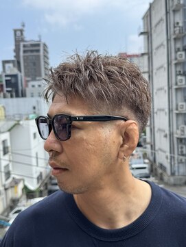 solea men's ハイトーンツーブロックショート