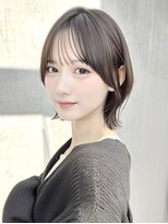 ヴェイン 渋谷(vain)&nbsp;レイヤーボブアッシュグレーシースルーバング