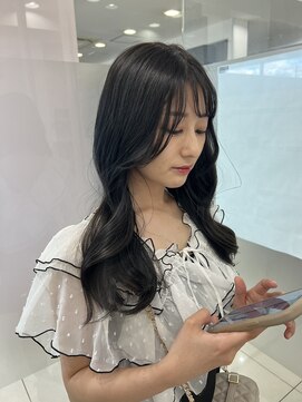 テーラヘアー 石岡店(TELA HAIR) 韓国ヘア・ブルーブラック・くびれヘア