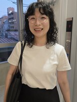 ジェスター 烏丸御池店(JESTER)&nbsp;黒髪レイヤーミディアムパーマ