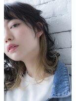 ミエル ヘア 新宿(miel hair)&nbsp;【mielhair新宿】インナーカラーでおしゃれミディ