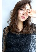 【Blanc天王寺】色っぽウェーブ/アクセサリーバング/セミディ