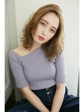 フィガロ アヴェダ(FIGARO AVEDA) 【figaro】ミディアムかきあげ前髪