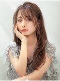 LallYou 錦糸町 韓国レイヤーカットミルクティーブラウン