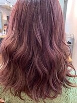 ナンバー ユアイロ 川崎(N° uairo)&nbsp;派手髪 シースルー ラベンダー 透け感 暖色系カラー 艶カラー