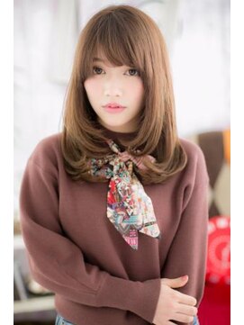 ヘアアンドビューティー ミック(Hair & Beauty miq) シースルーバング＆エギョモリ☆モテ髪ストカールc1