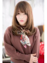 ヘアアンドビューティー ミック(Hair & Beauty miq) シースルーバング&エギョモリ☆モテ髪ストカールc1