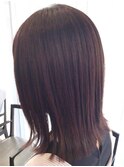 【AMAZING HAIR美沢店/桜井】ピンクブラウン×タイトストレート