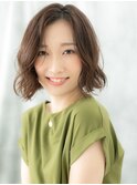かきあげ前髪ヘルシースタイル大人ボブc小山20代30代40代
