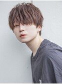 小久保Style☆波巻きハイライト束感ツーブロックマッシュパーマ