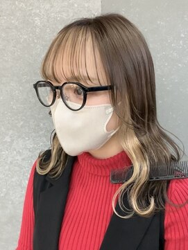 ロンドヴァリー 渋谷店(Lond vallee) 垢抜けインナーカラーベージュ