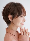 ショートカット×ひし形ショートボブ×前髪あり20代30代40代 s03