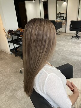 ラフ 難波店(LAFF) #黒髪#ボブルフ#ネビージュ#小顔#ワンレン