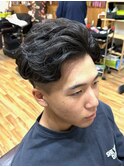 かきあげゆるニュアンスパーマ