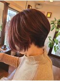 前下がりオシャレショートボブ！