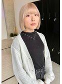 【ブロンドミルクティ】【丸みBoB】【南船場】