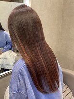 ニーナ ビューティーサロン(NINA Beauty Salon) 艶レッドブラウン#髪質改善#艶髪