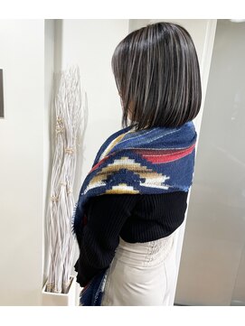 ループ(LOOP) ボブスタイル/コントラストハイライト