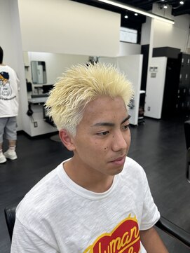 メンズサロンドットリアン(dot. lien) スパイキーショート 抜きっぱなしハイトーン【町田/MEN'S】