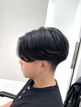 スイ 松戸(SUI) センターパート×ニュアンスパーマ【松戸/メンズ】